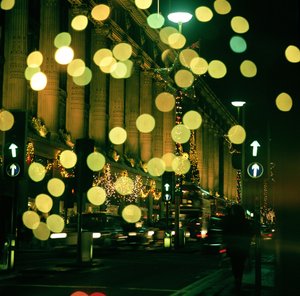 Lumières de Noël à Oxford Street